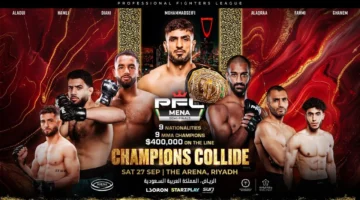 نصف نهائي PFL MENA 2025 في الرياض اليوم: معركة الأبطال تنطلق مباشرة